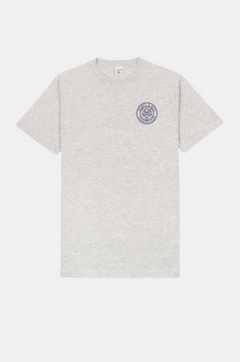 CONNECTICUT CREST T-SHIRT HEATHER GRAY/NAVY