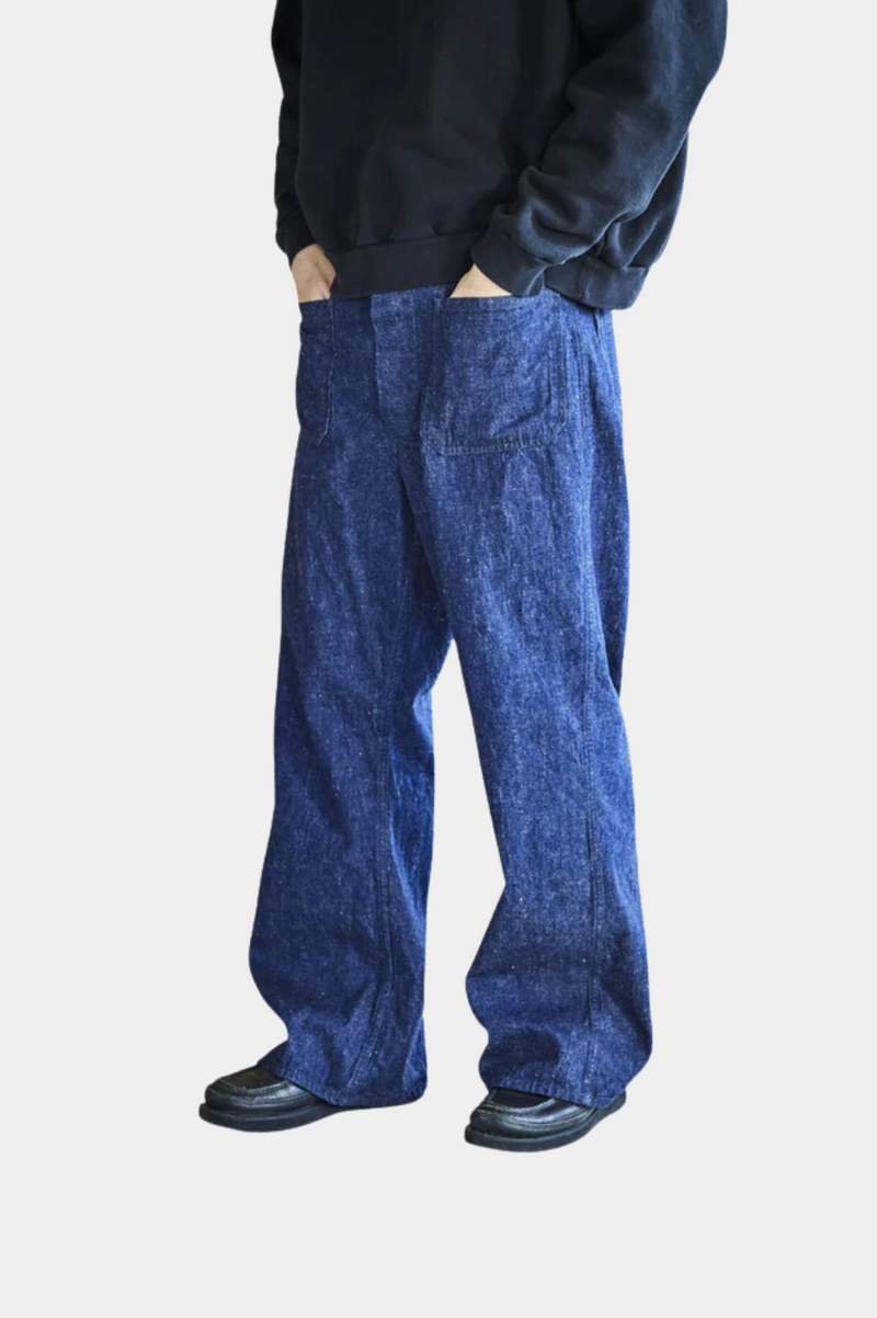 DENIM WIDE FLARE PANTS