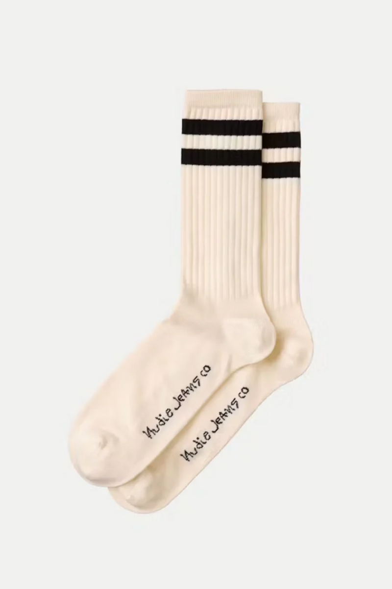 AMUNDSSON SPORT SOCKS OFFWHITE/NAVY