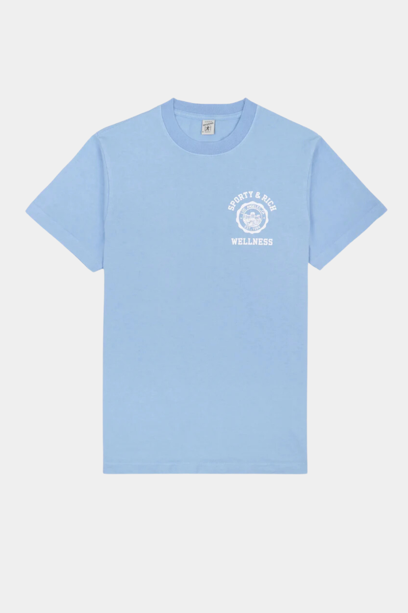 EMBLEM T-SHIRT SKY BLUE/WHITE