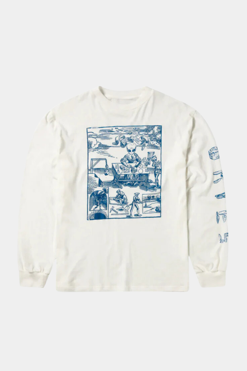 ALIEN WOODCUT LS TEE