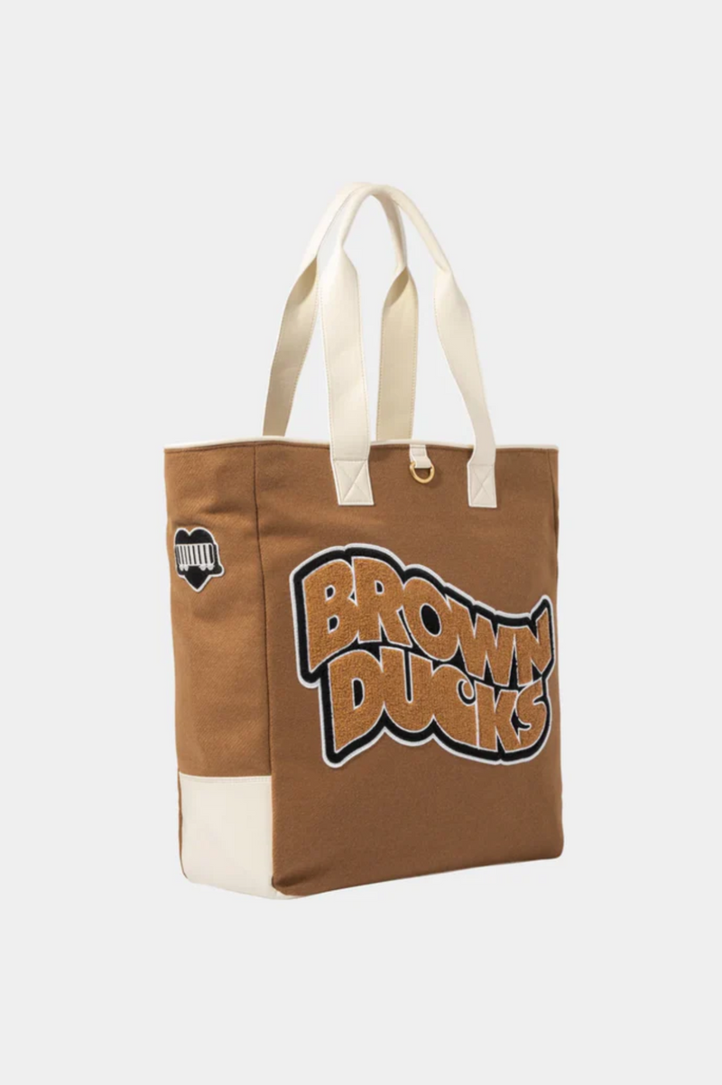 BROWN DUCKS TOTE