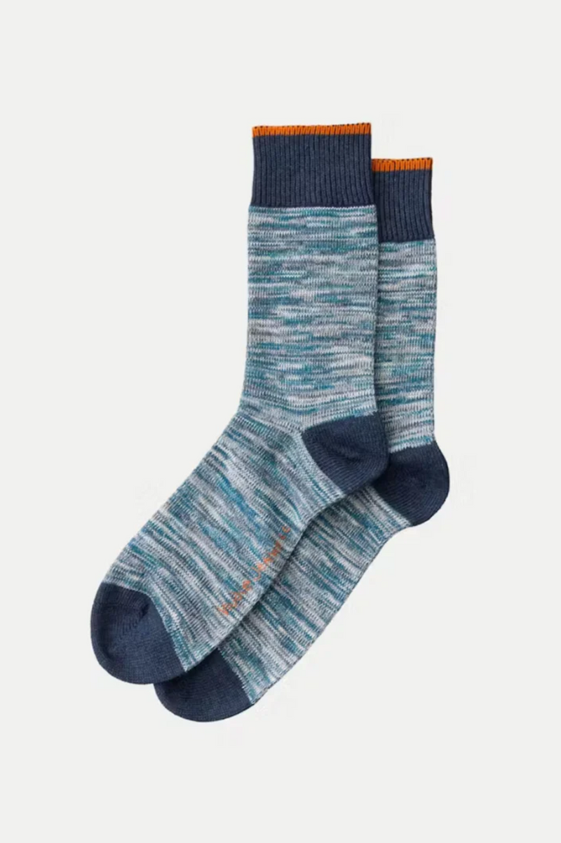 RASMUSSON MULTI YARN SOCKS BLUE