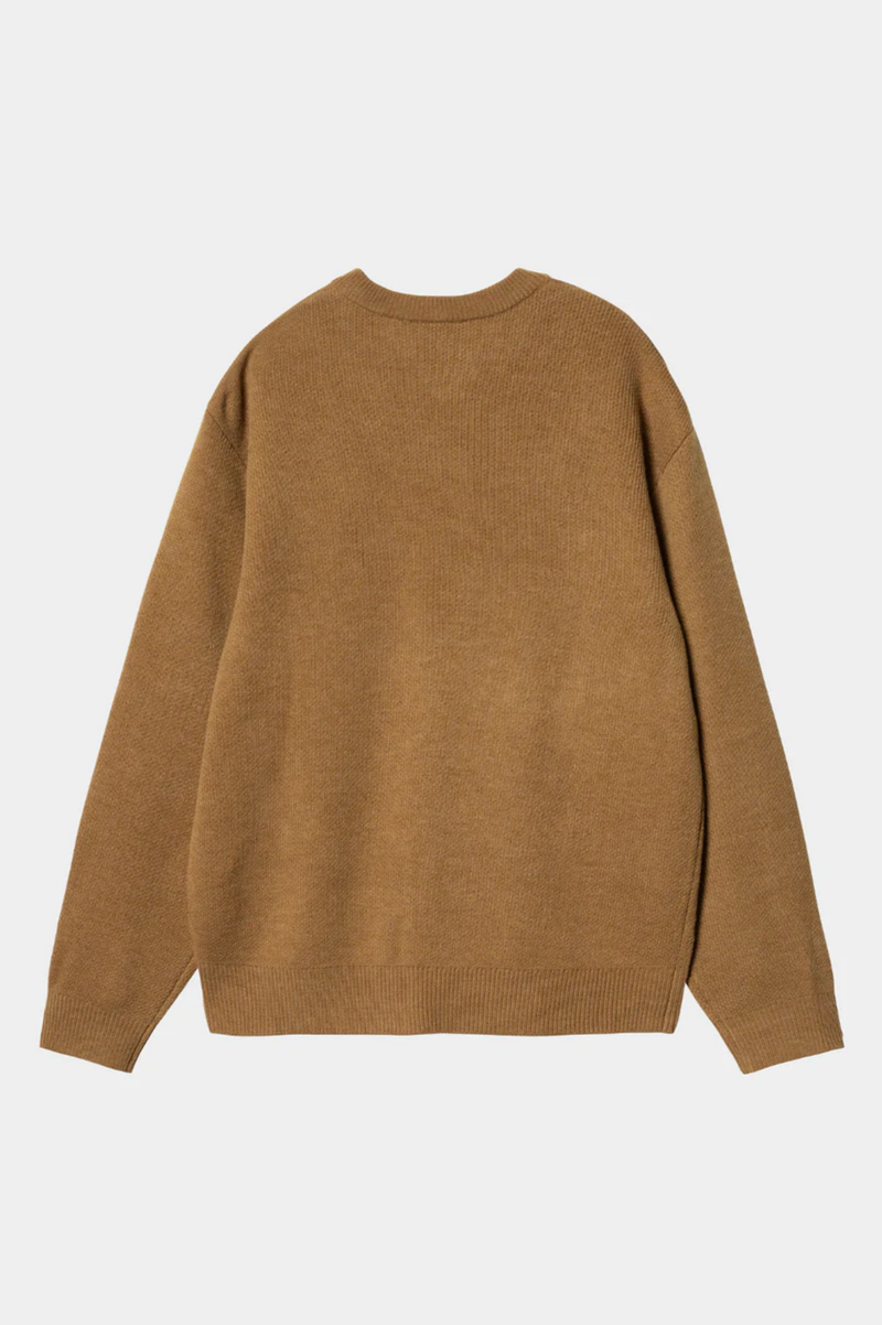 BROWN DUCKS SWEATER