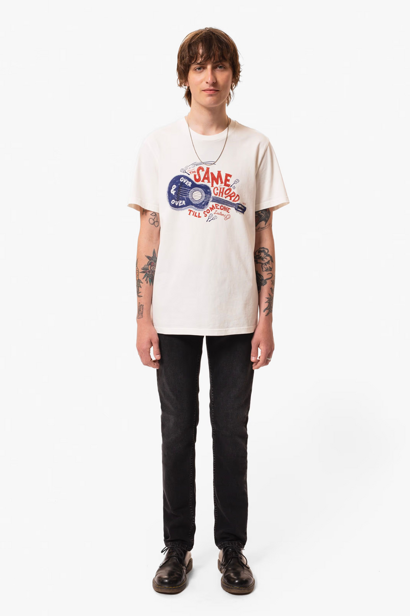 ROY GITARR T-SHIRT OFFWHITE