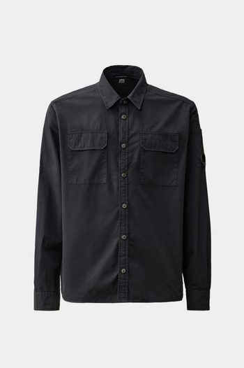 ORGANIC GABARDINE BUTTONED LENS SHIRT