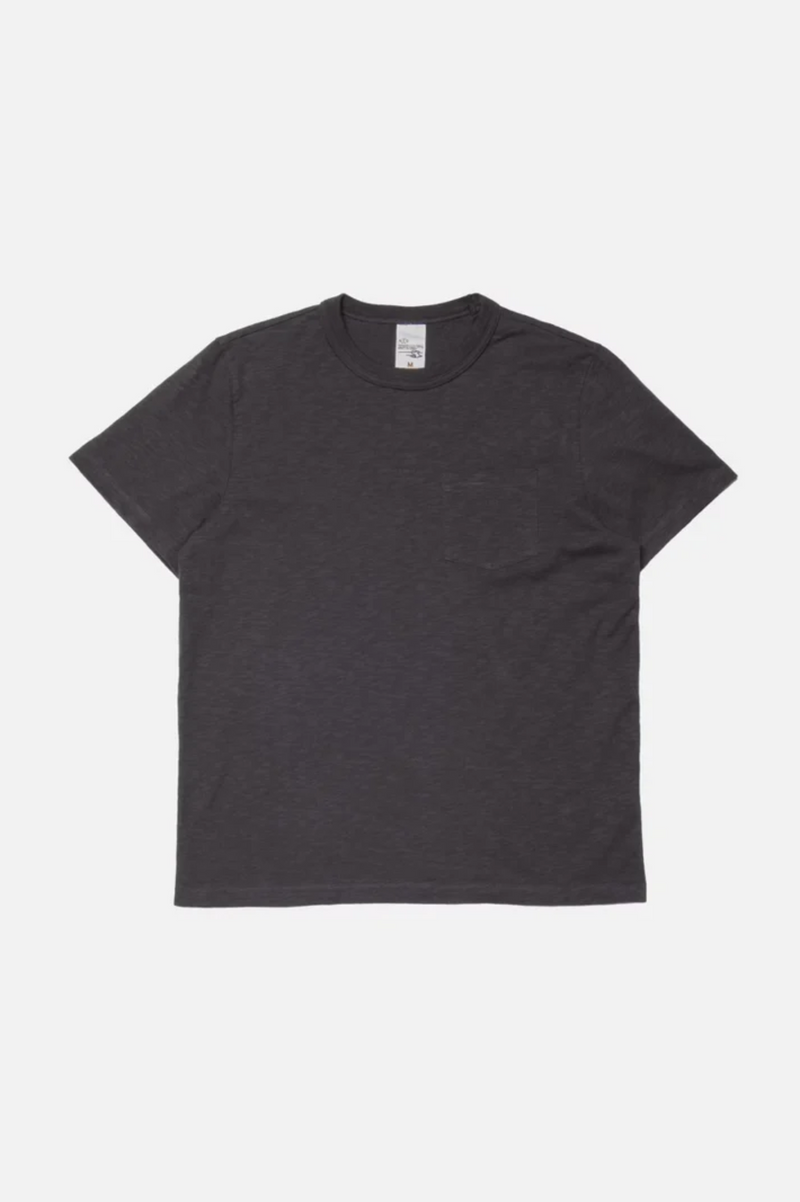 ROY HEAVY SLUB T-SHIRT ANTRACITE