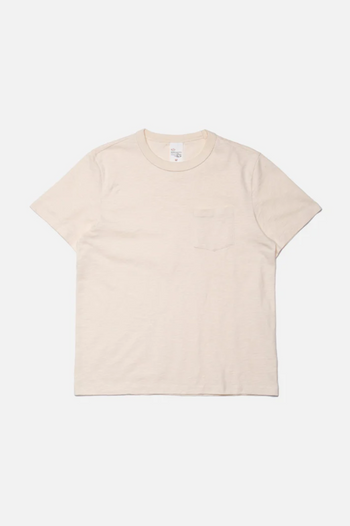 ROY HEAVY SLUB T-SHIRT ECRU