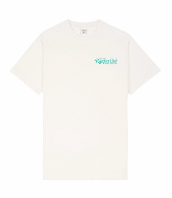 94 RACQUET CLUB T-SHIRT COCONUT/CARIBBEAN