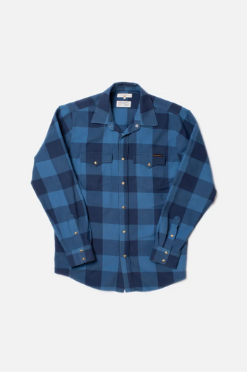 GEORGE FLANNEL BLUE