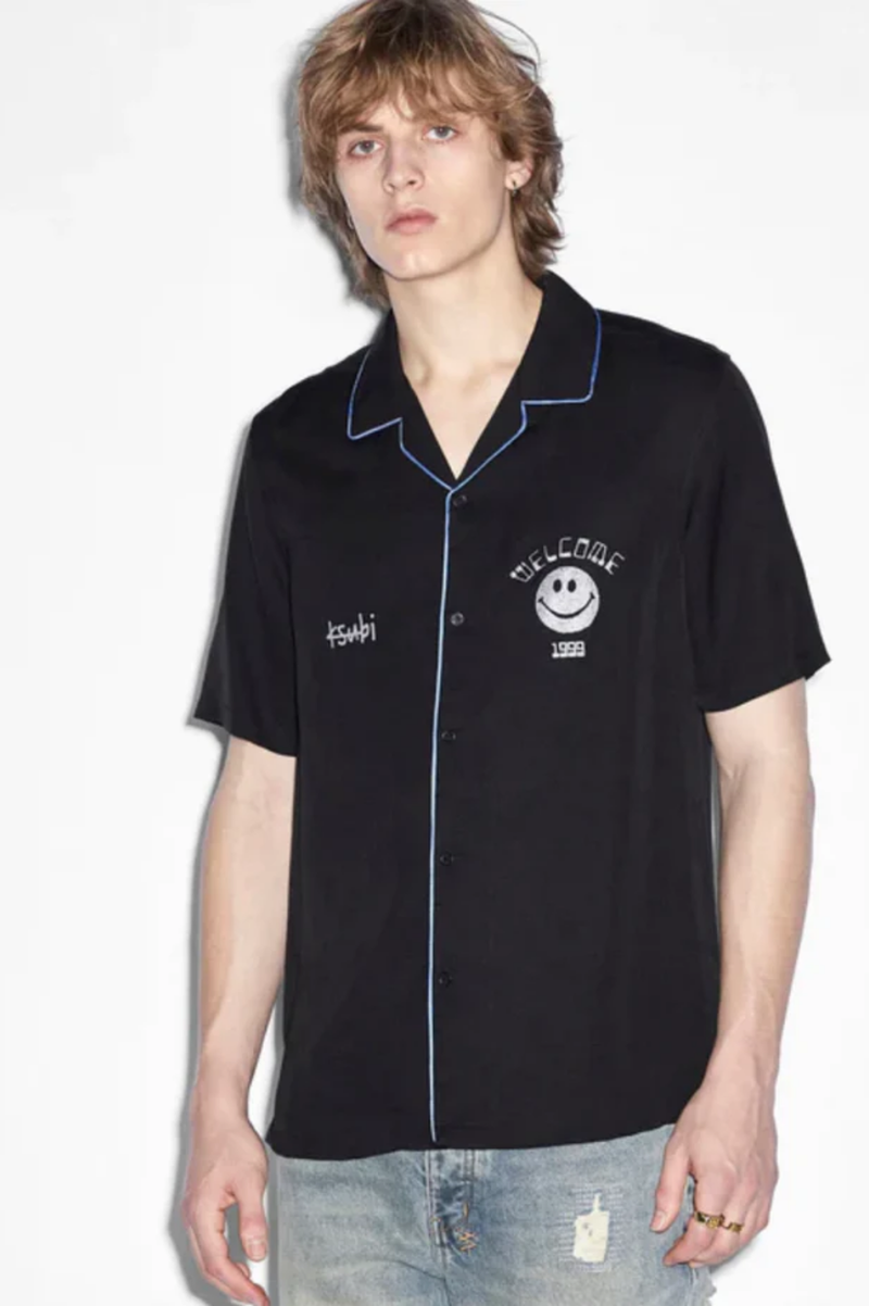 ZINE RESORT SS SHIRT BLACK