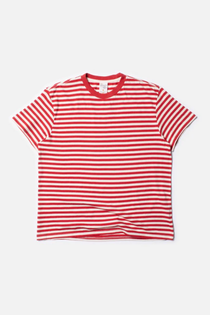 LEFFE BRETON STRIPE TEE OFFWHITE/RED