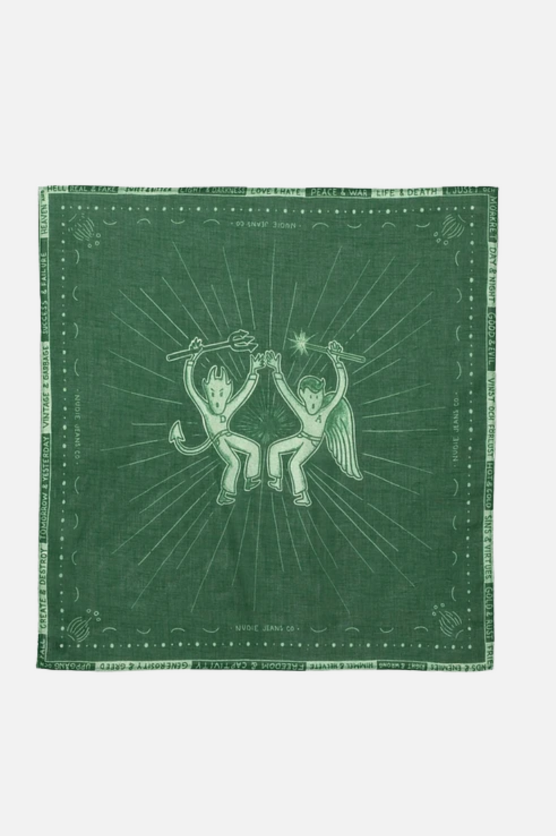 INGRID BANDANA COUNTERPOINTS DARK GREEN
