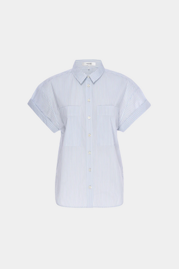 S/S CUFFED BUTTON UP