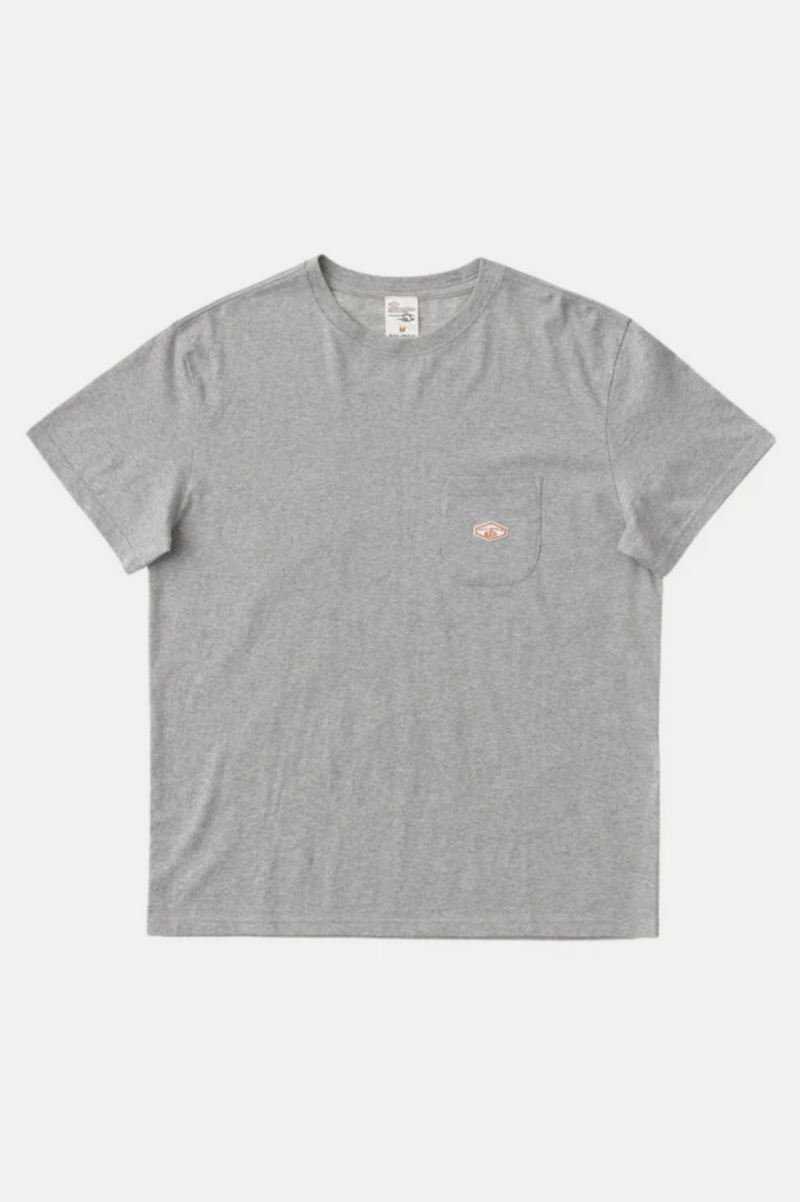 LEFFE POCKET TEE GREYMELANGE