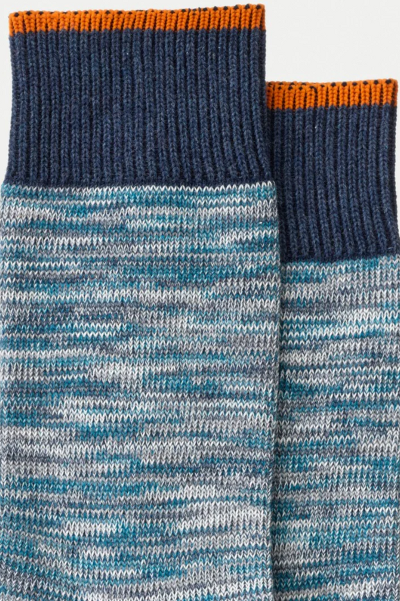 RASMUSSON MULTI YARN SOCKS BLUE