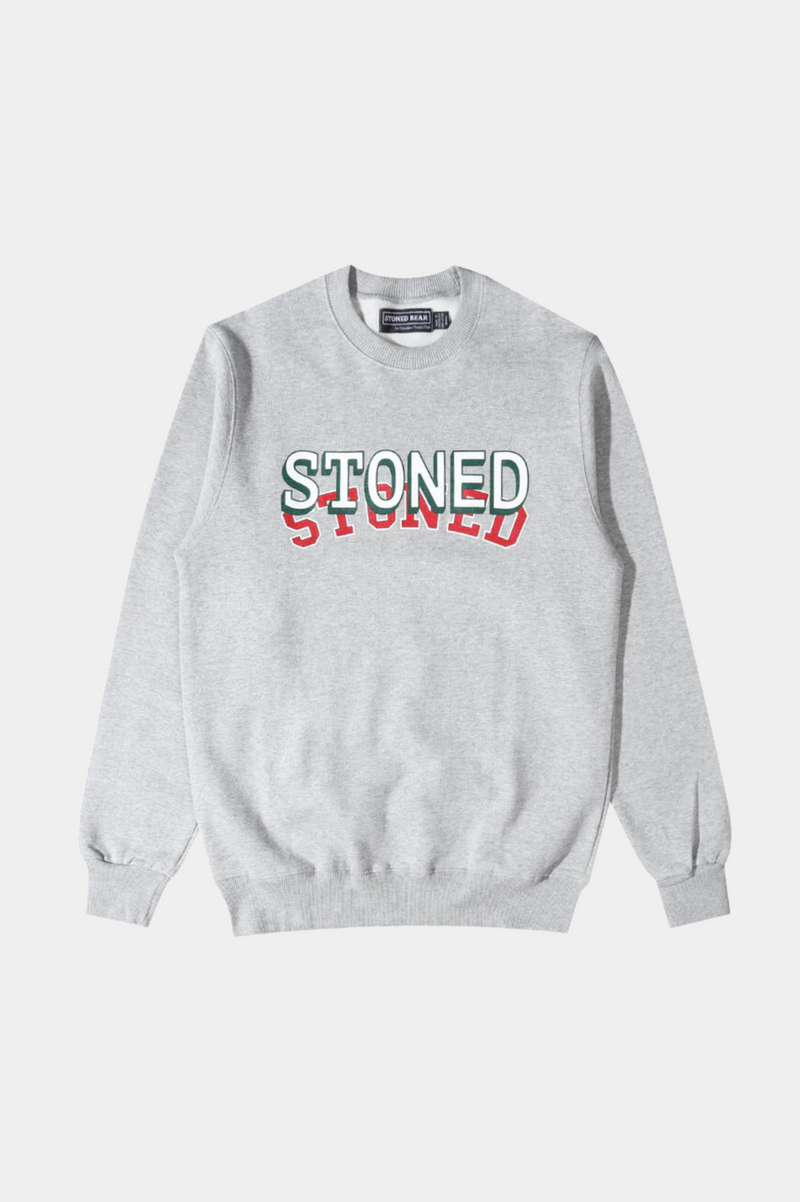 STONED BEAR STACK SWEATSHIRT