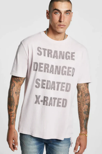 XRATED KASH SS TEE MAGNOLIA