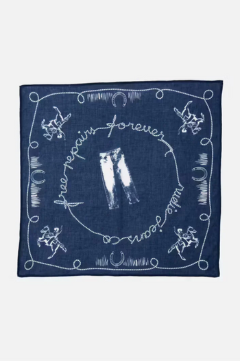 INGRID BANDANA FREE REPAIRS NAVY