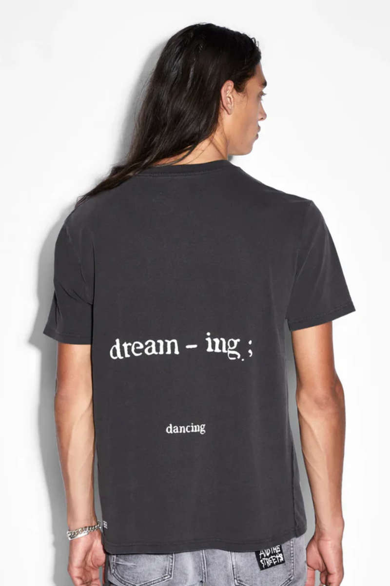 DREAMING KASH SS TEE FADED BLACK