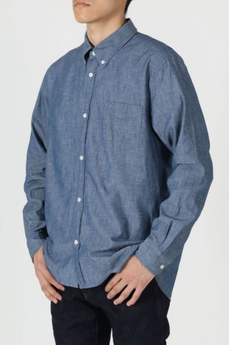 5OZ COTE D'IVOIRE COTTON SELVEDGE CHAMBRAY SHIRTS