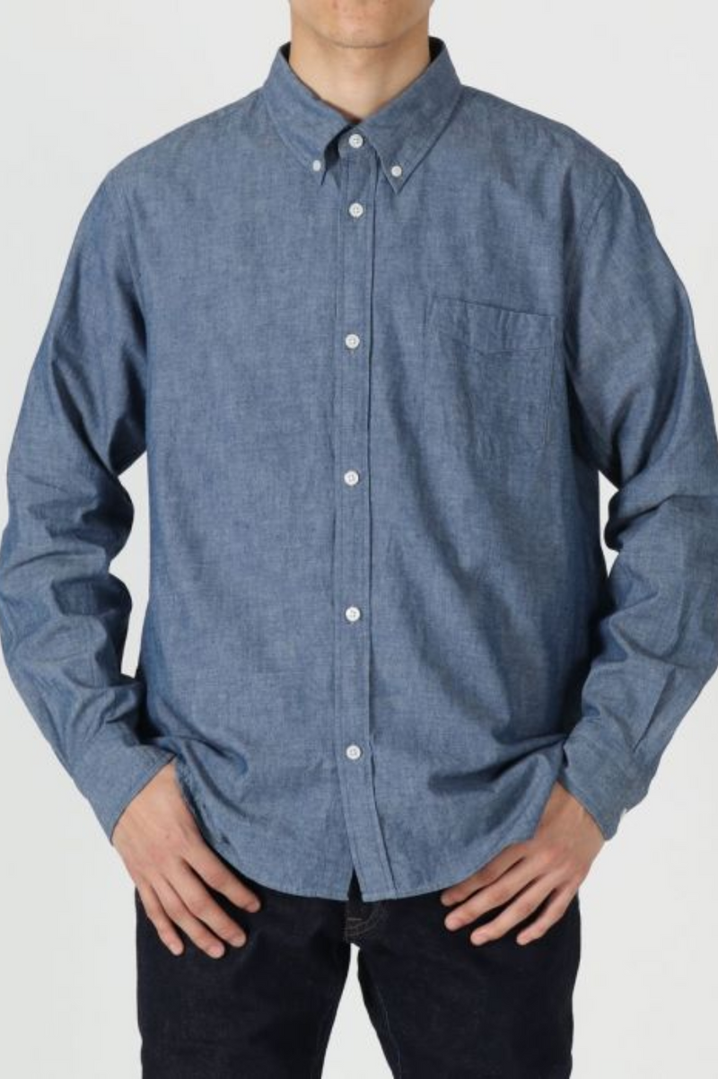 5OZ COTE D'IVOIRE COTTON SELVEDGE CHAMBRAY SHIRTS