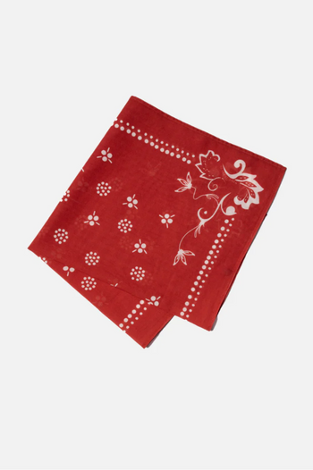 INGRID ORNAMENT BANDANA RED