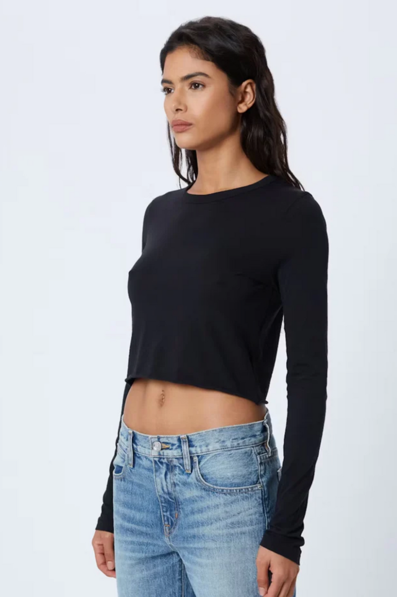 BABY LONG SLEEVE CROP  TEE