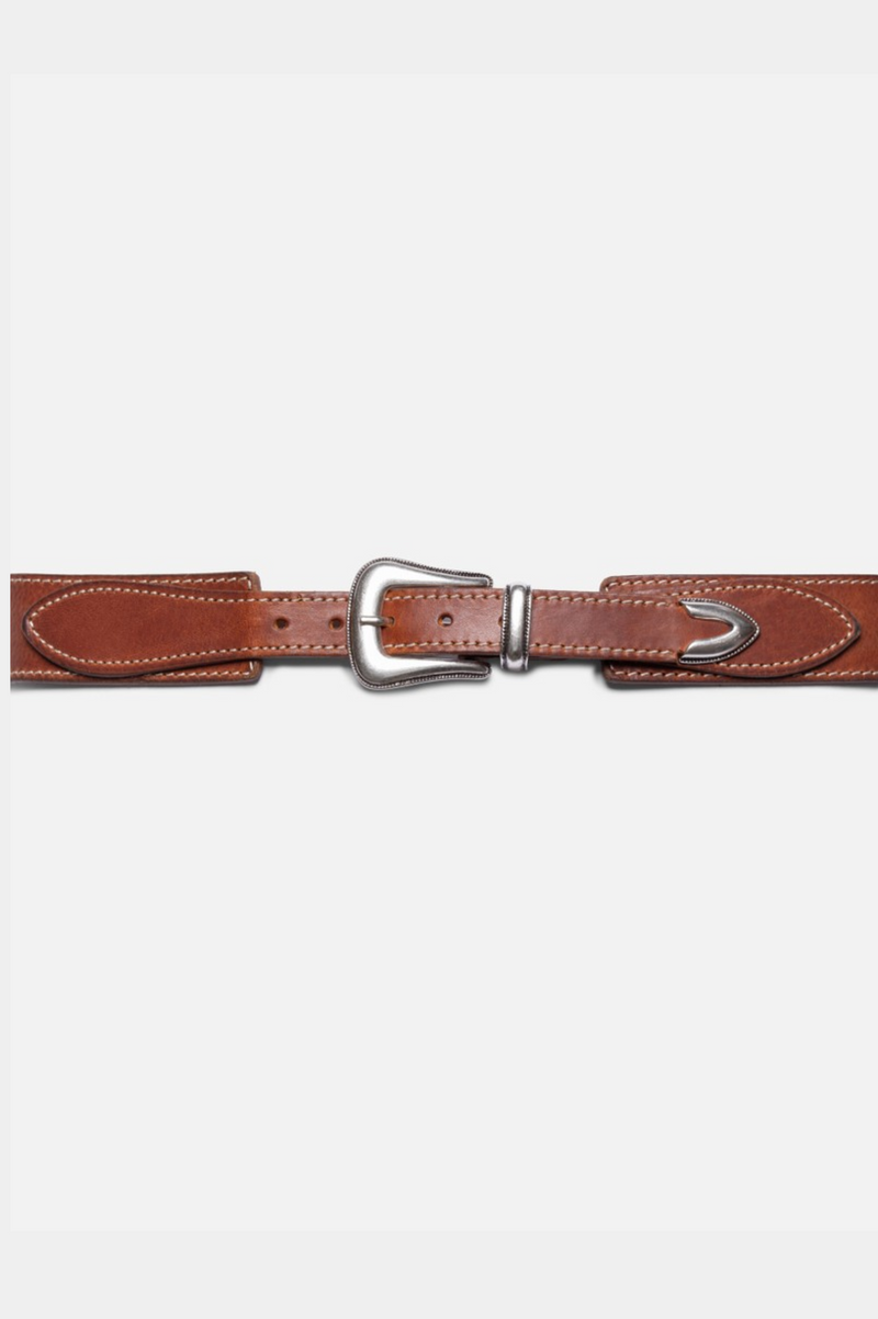 WESTERN RANCH BELT TOFFEE BROWN