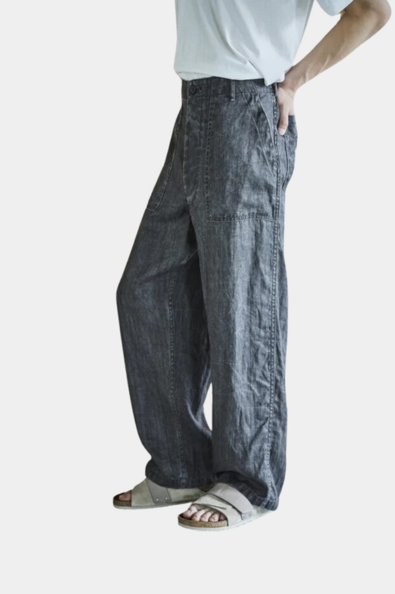 LINEN SUMMER FATIGUE PANTS