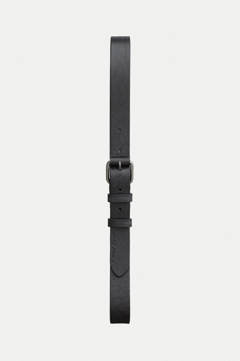 DWAYNE LEATHER BELT BLACK