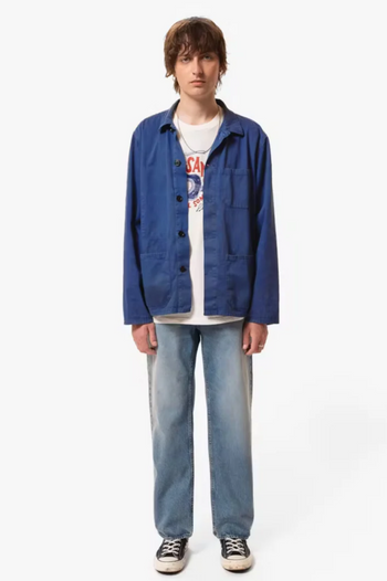 BUDDY HERRINGBONE CHORE JACKET BLUE