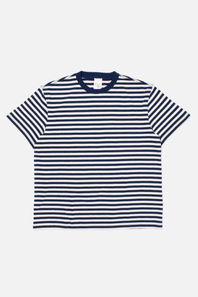 LEIF BRETON STRIPE T-SHIRT OFFWHITE/BLUE