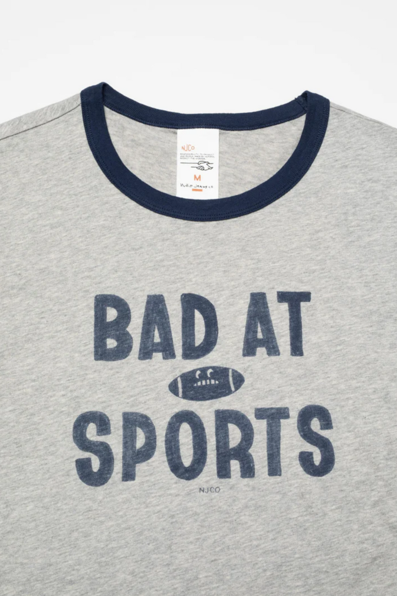 RICKY BAD AT SPORT T-SHIRT GREYMELANGE