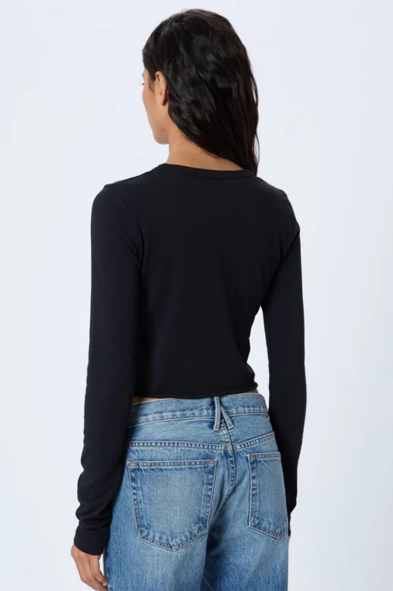 BABY LONG SLEEVE CROP  TEE