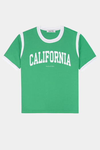 CALIFORNIA T-SHIRT VERDE/WHITE