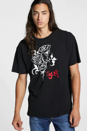 ROSE BIGGIE SS TEE JET BLACK