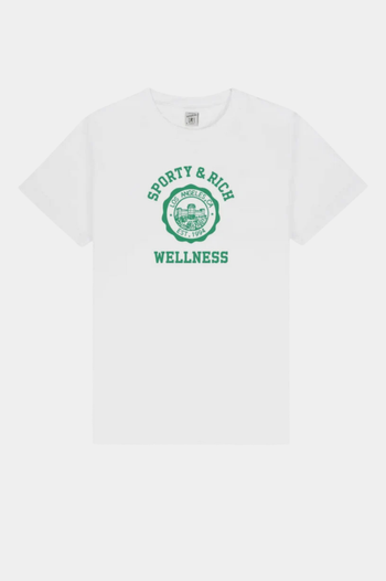 EMBLEM T-SHIRT WHITE/VERDE