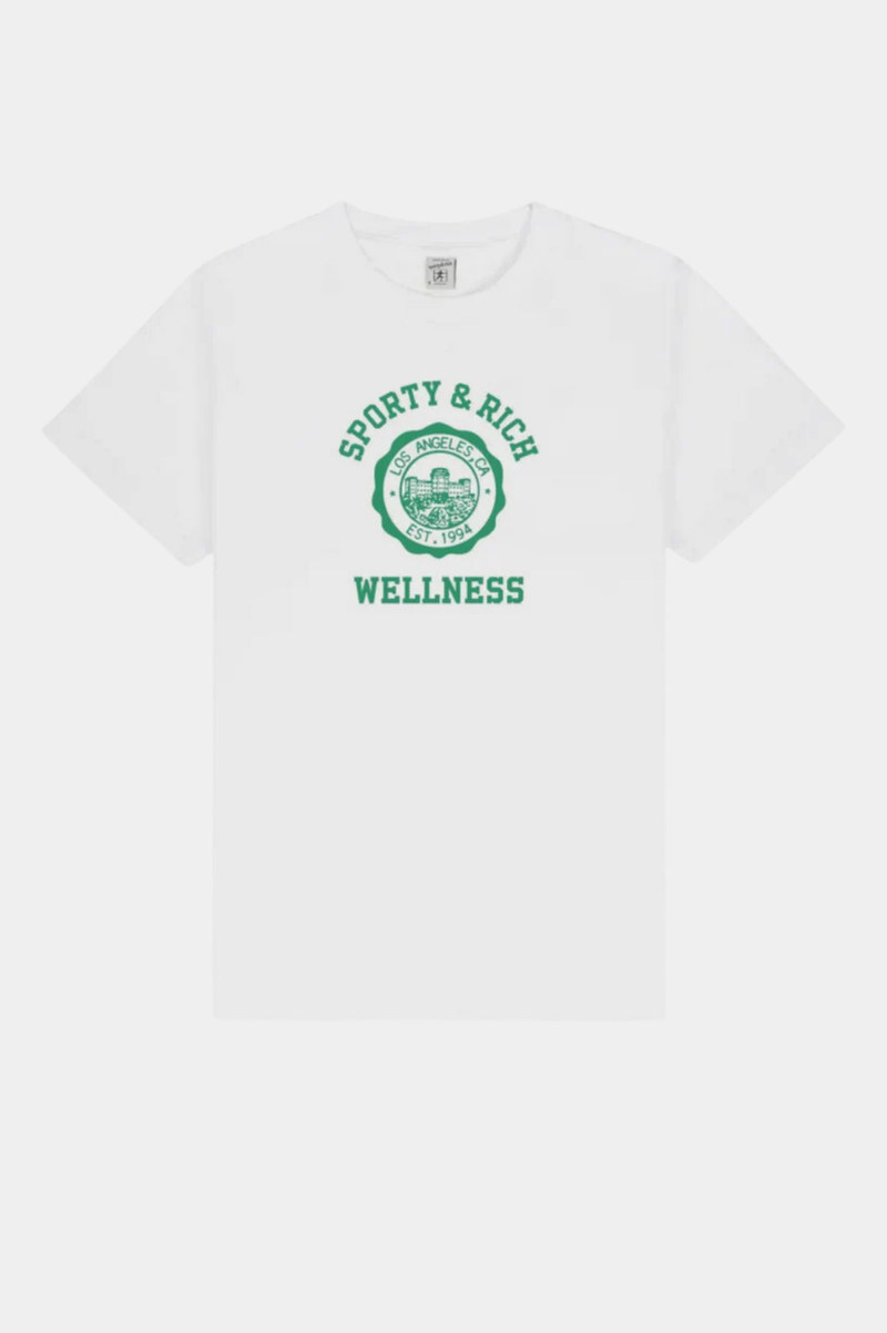 EMBLEM T-SHIRT WHITE/VERDE