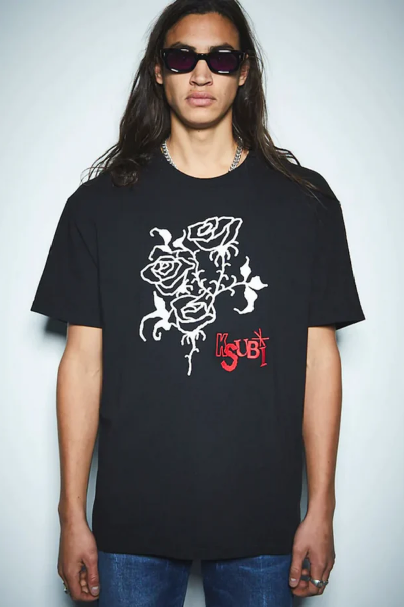 ROSE BIGGIE SS TEE JET BLACK