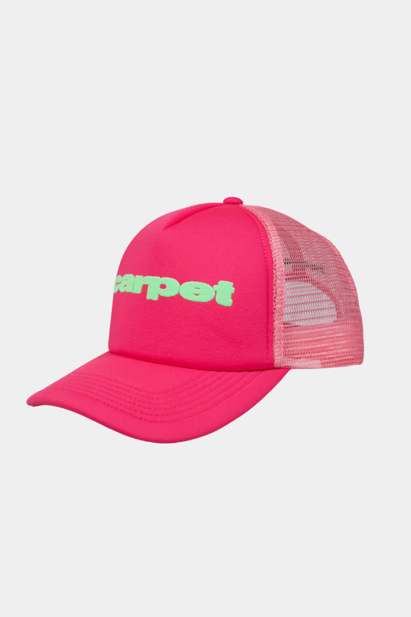 CARPET PUFF TRUCKER HAT