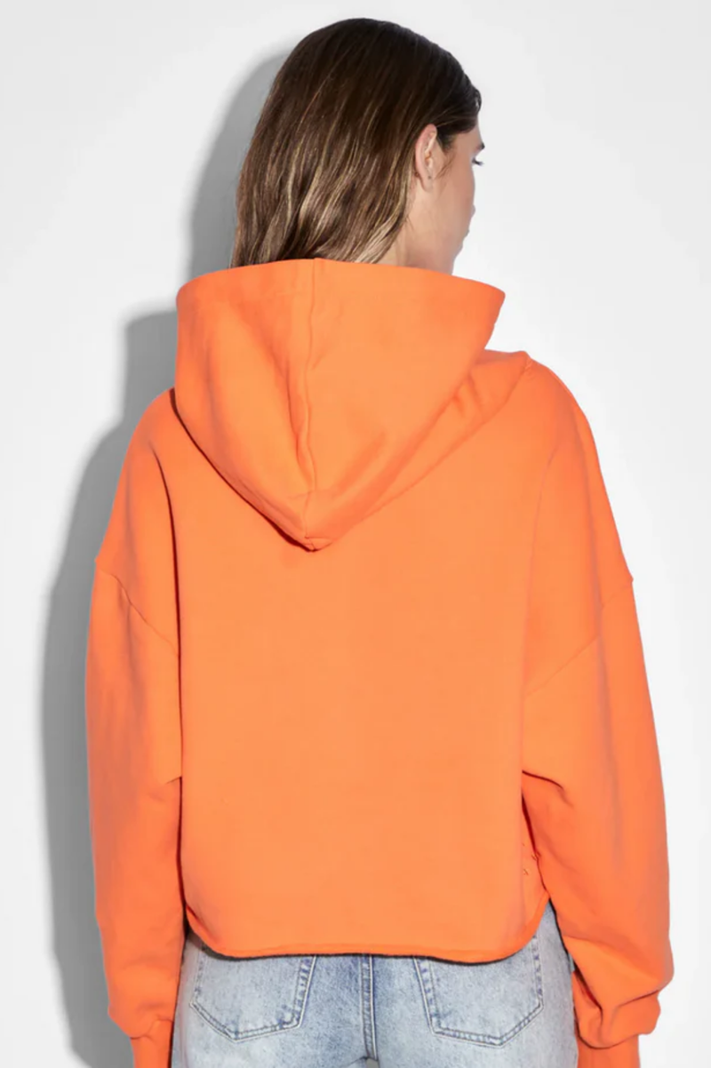 KSUBI X P.E NATION HOODIE SHOCKING ORANGE