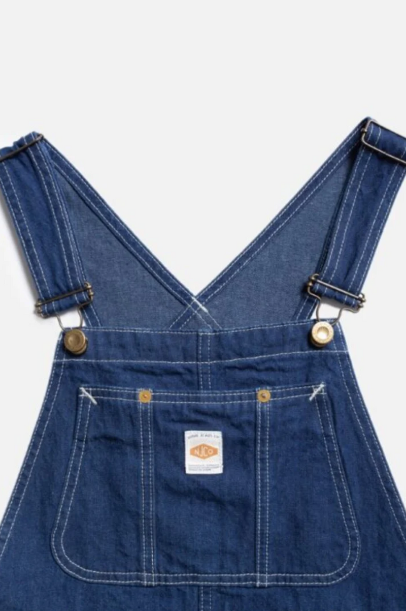 INGER UD DUNGAREES DRESS BLUE