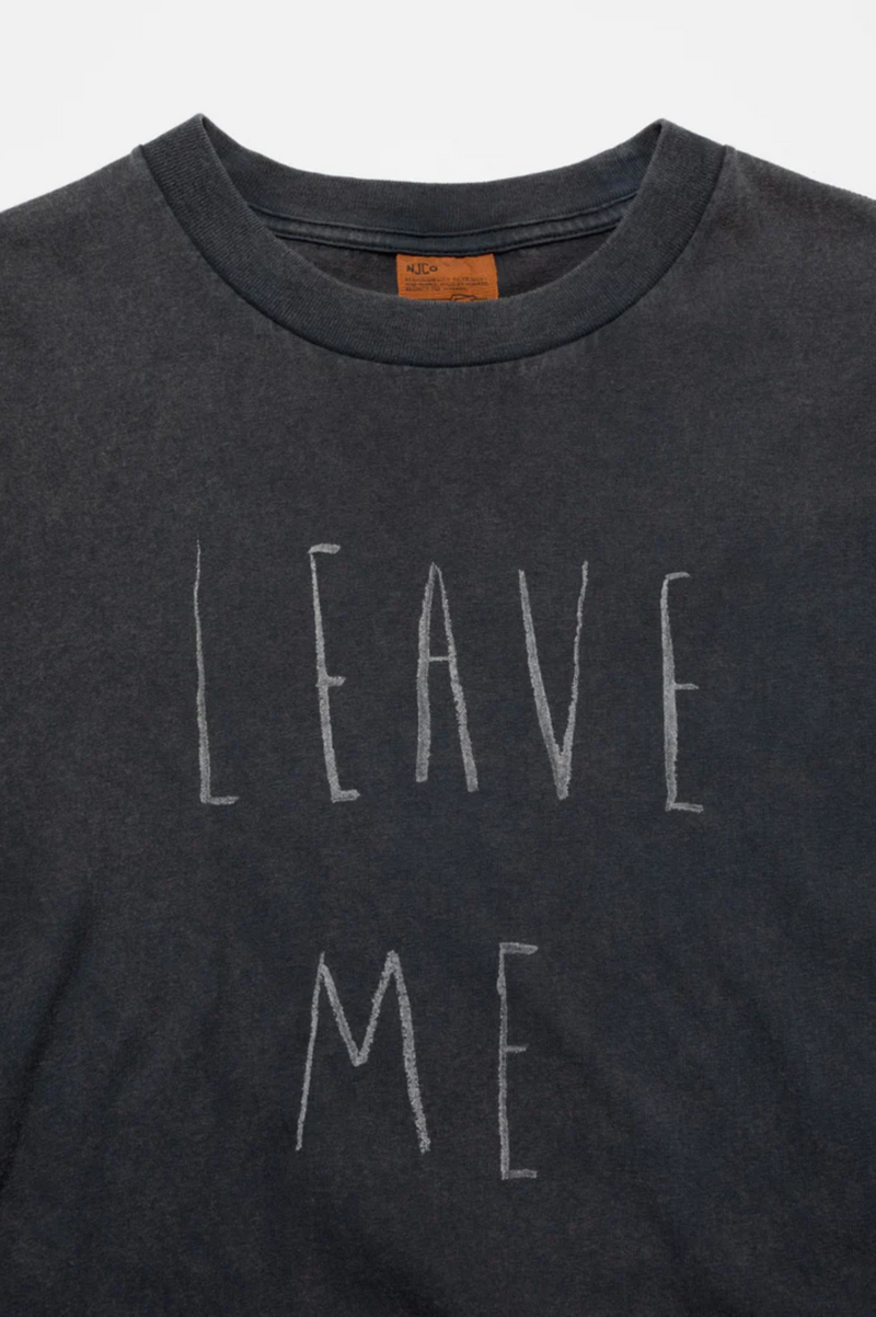 KOFFE LEAVE ME ALONE TEE ANTRACITE