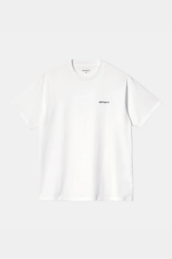 S/S SCRIPT EMBROIDERY T-SHIRT