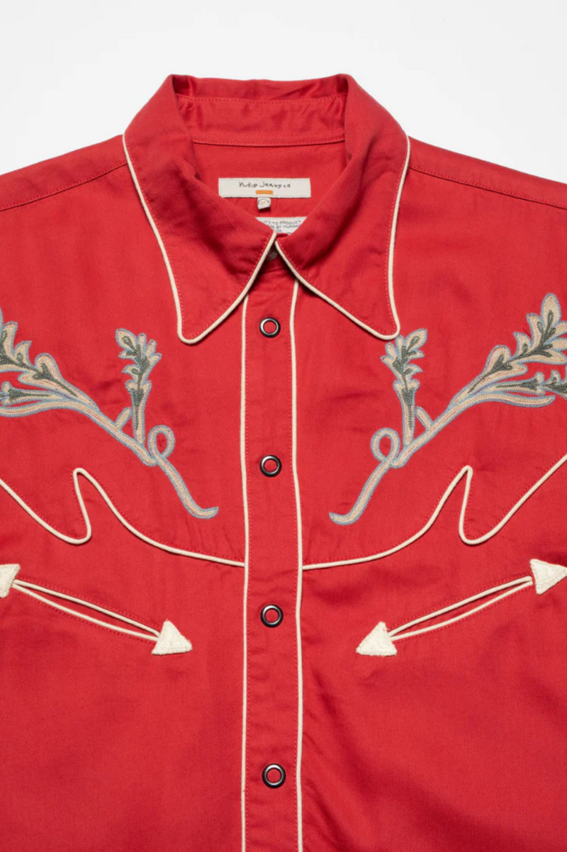 GONZO VINES COWBOY SHIRT RED