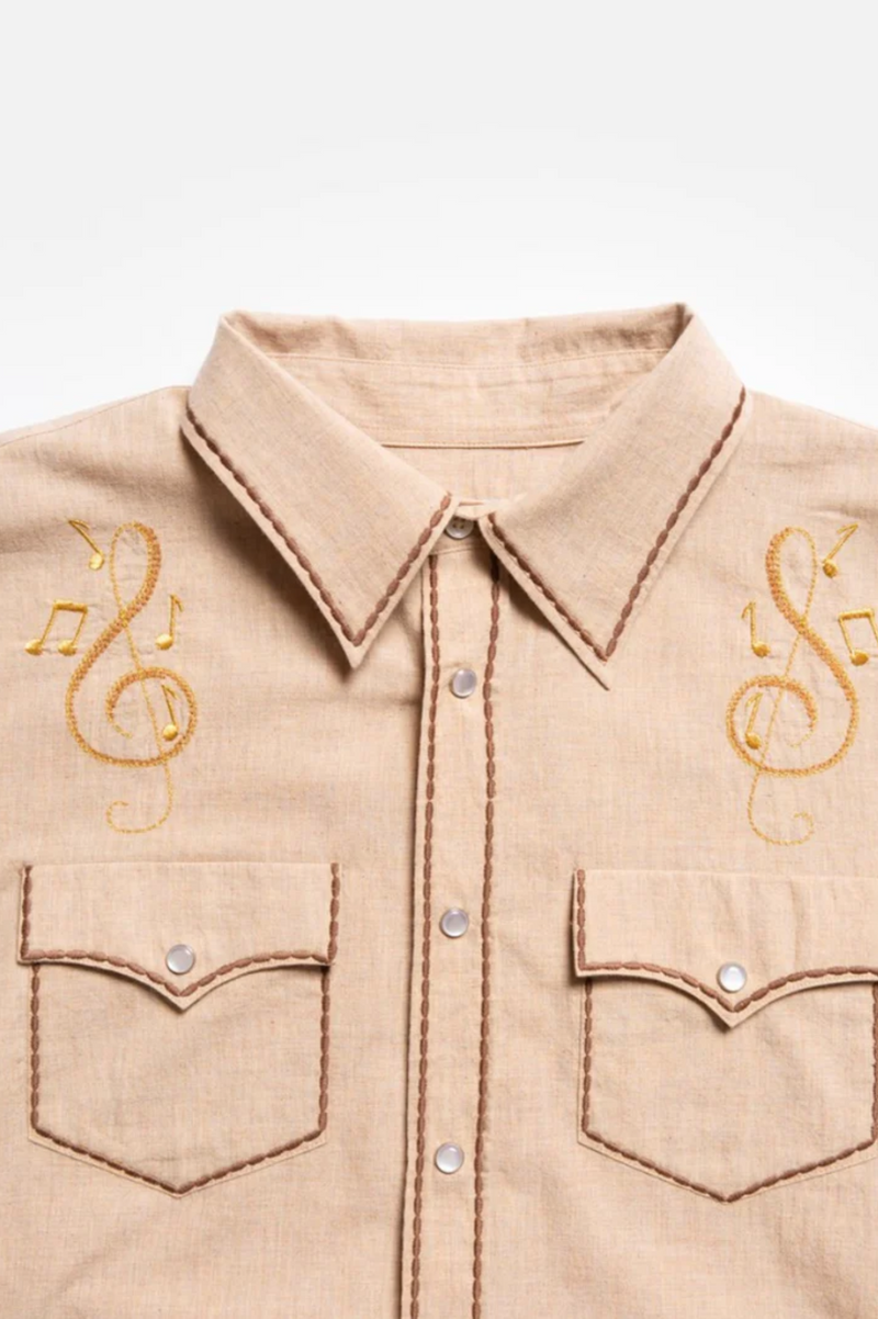 GEORGE COWBOY SHIRT BEIGE