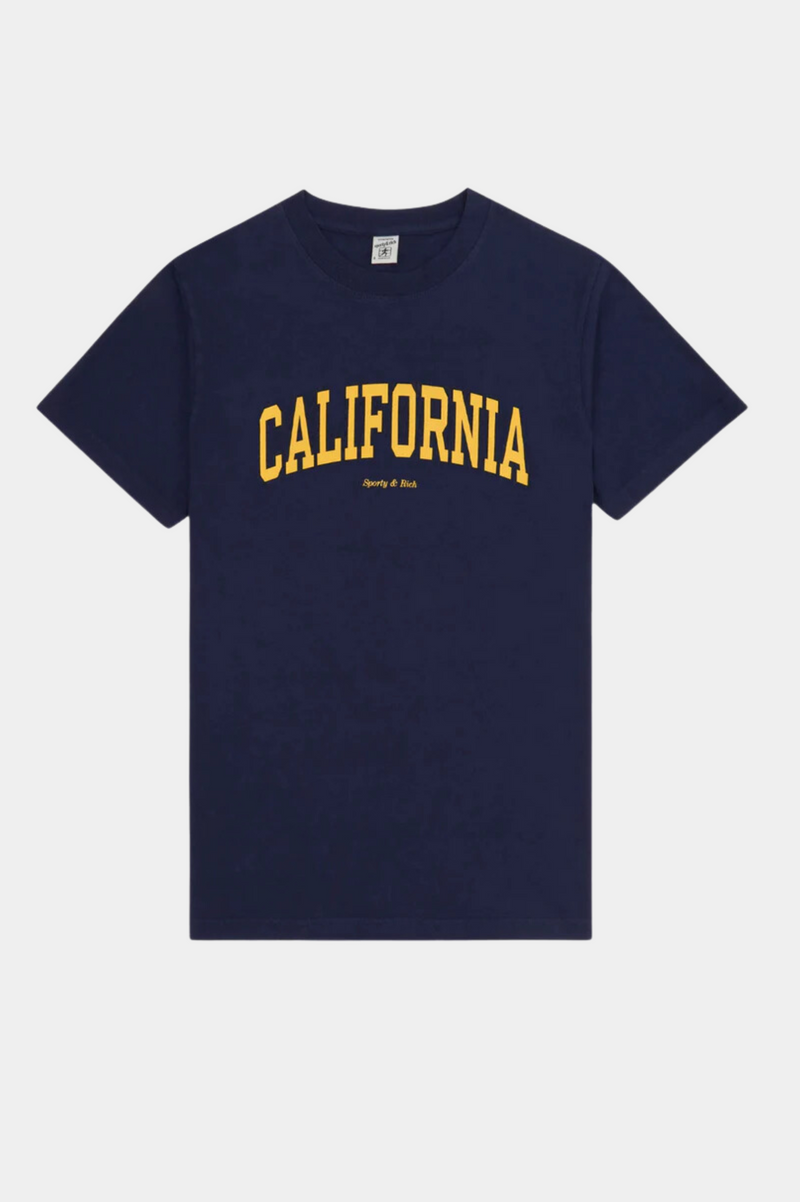 CALIFORNIA T-SHIRT NAVY/GOLD/BLACK