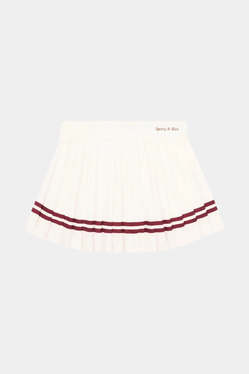 CLASSIC LOGO PLEATED SKIRT