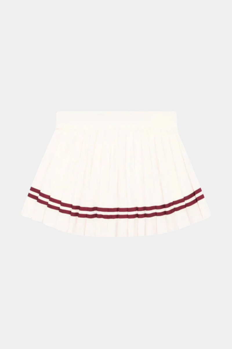 CLASSIC LOGO PLEATED SKIRT